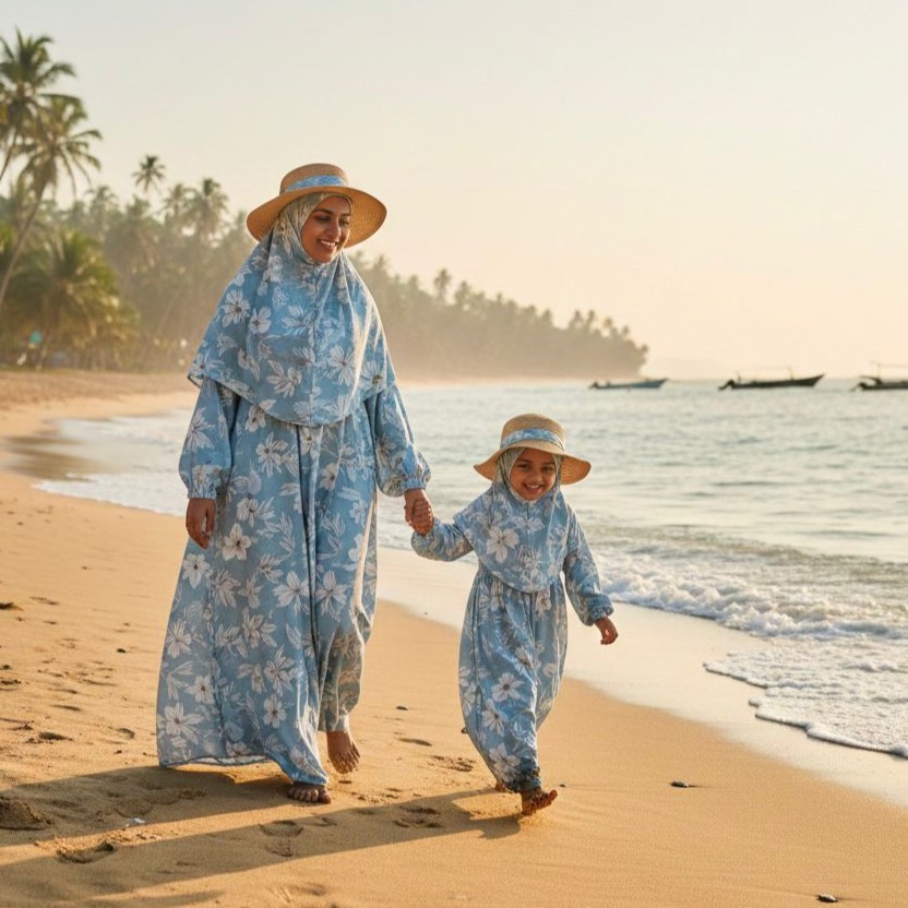 Mom and Daughter Dress