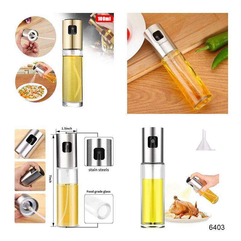 Premium 100ml Stainless Steel Oil Bottle Sprayer