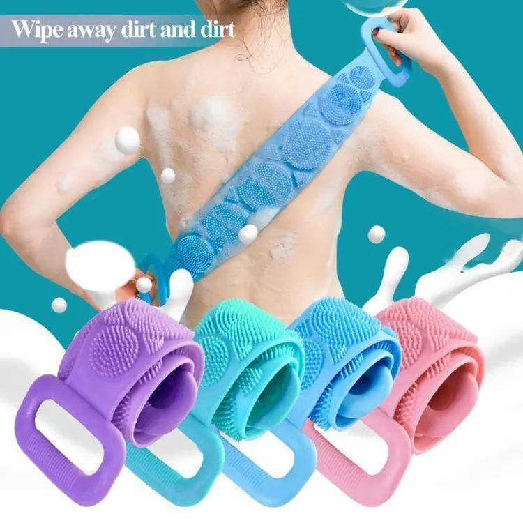 Premium Long Silicone Back Scrubber – 100% Quality Silica Bath Brush