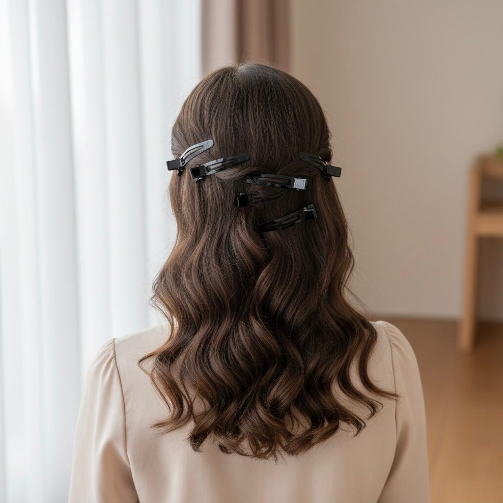 Small Snap Hair Clips – 12 Pcs Per Card