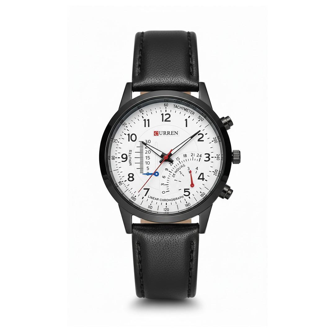 CURREN Luxury Leather Belt Gents Watch – 100% Quality Chronograph Series